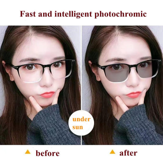 Photochromic +Anti Blue Light Glasses (MU1)