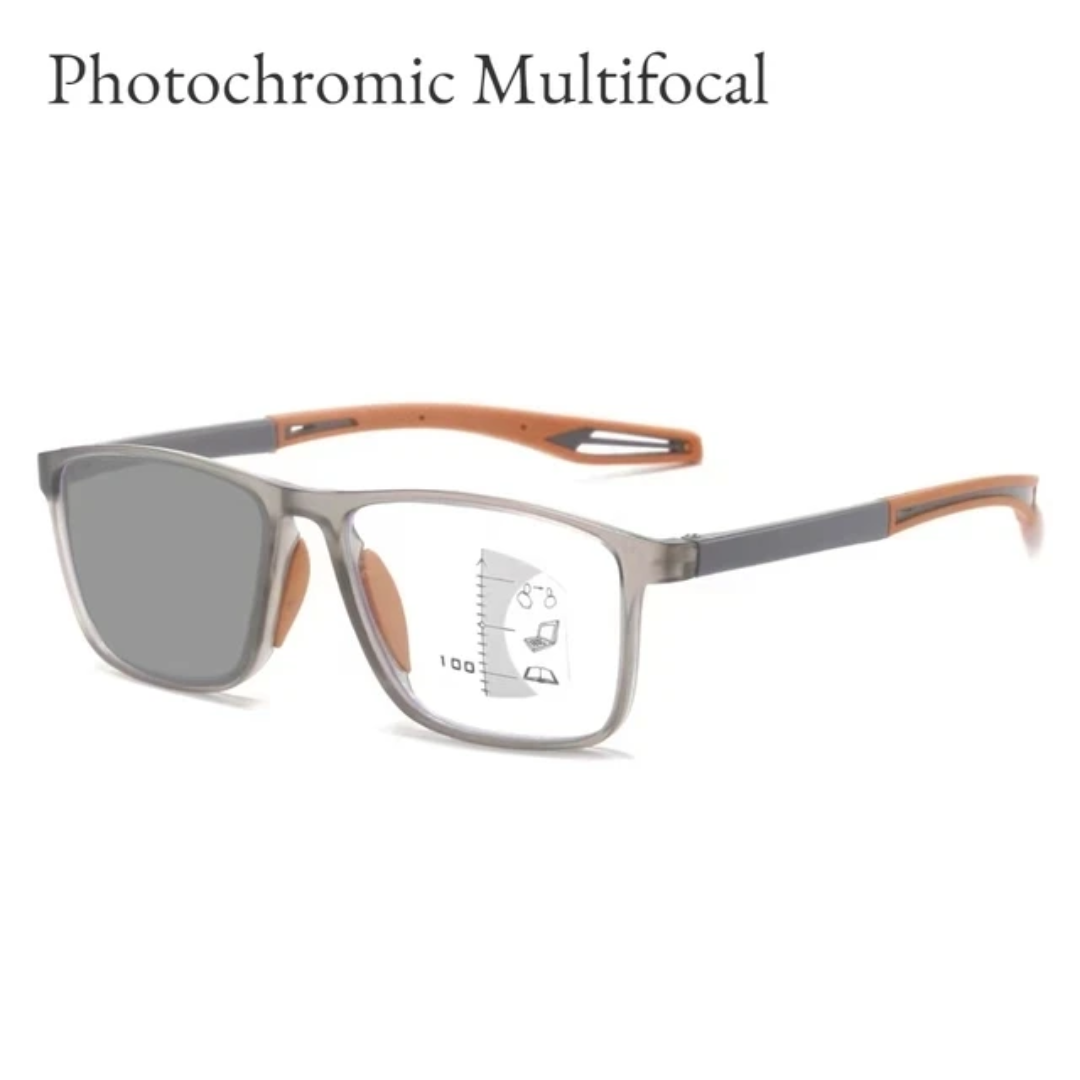 Multi Focus Progressive Photochromic Reading Glasses