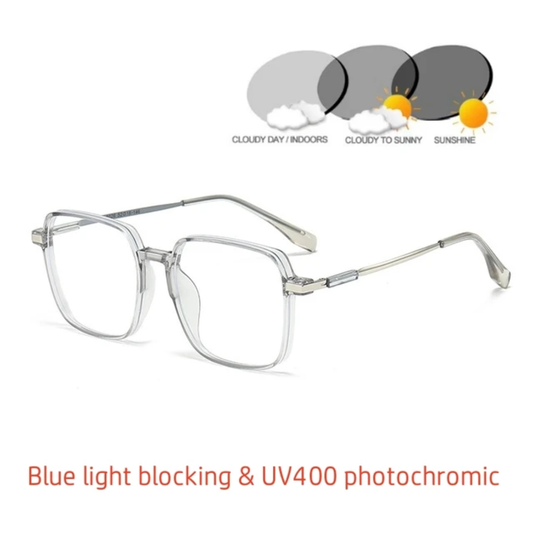 Photochromic Glasses, One Pair. Two Modes. Unlimited Comfort.(GU8)