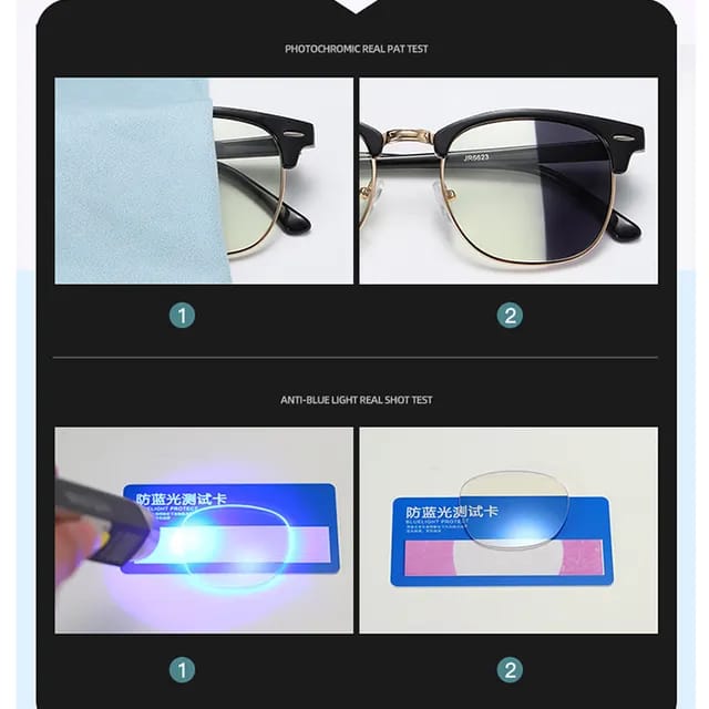 Photochromic +Anti Blue Light Glasses (GU1)