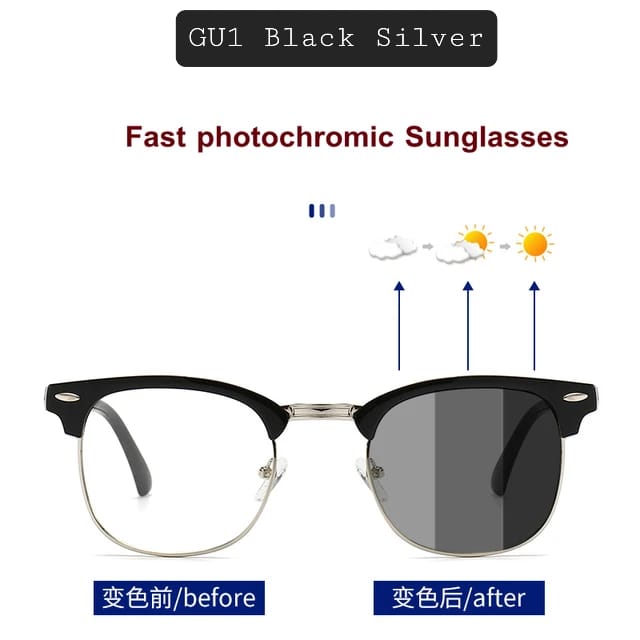 Photochromic +Anti Blue Light Glasses (GU1)