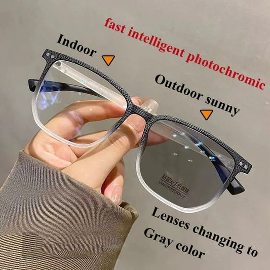 Photochromic +Anti Blue Light Glasses (MU1)