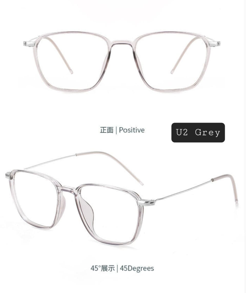 Photochromic +Anti Blue Light Glasses (U2)