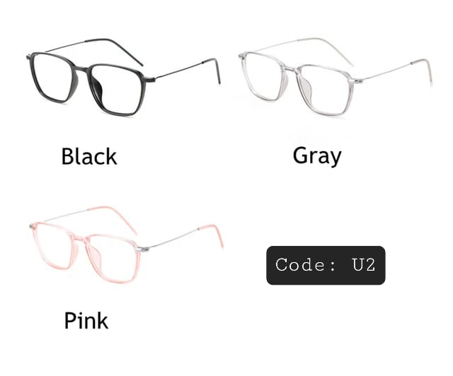 Photochromic +Anti Blue Light Glasses (U2)