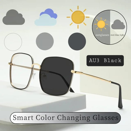 Photochromic + Anti Blue Light Glasses (AU3)