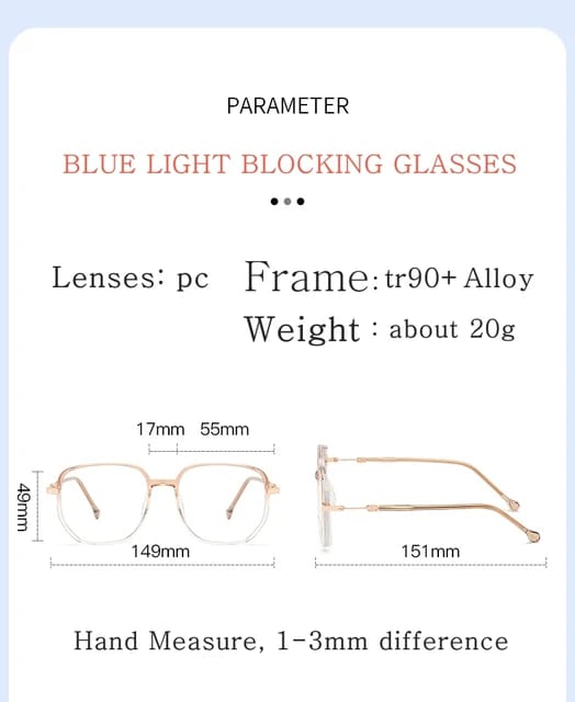 Anti Blue Light/Anti Radiation Glasses QB2