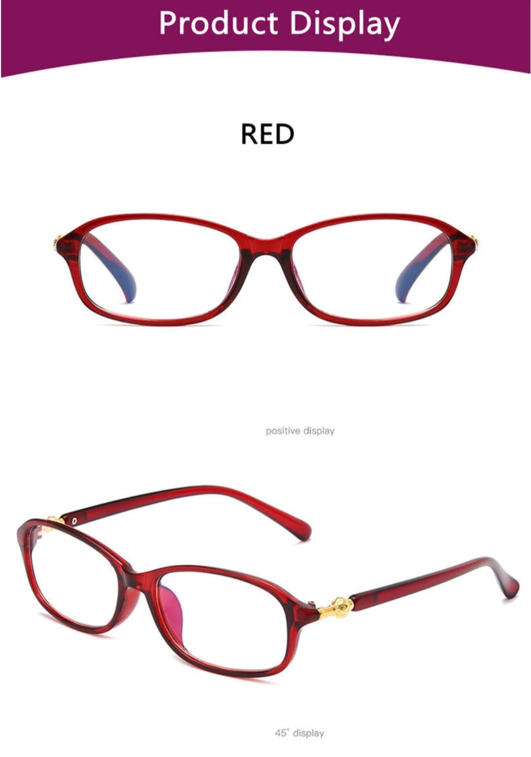 Anti Radiation Glasses (G Gold)