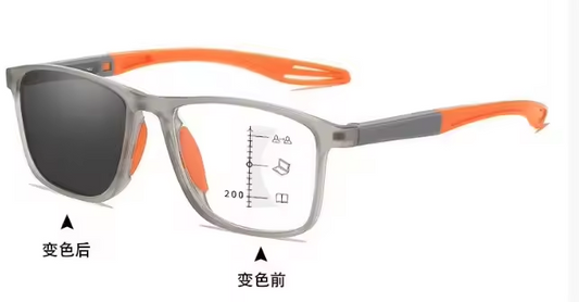 Multi Focus Progressive Photochromic Reading Glasses