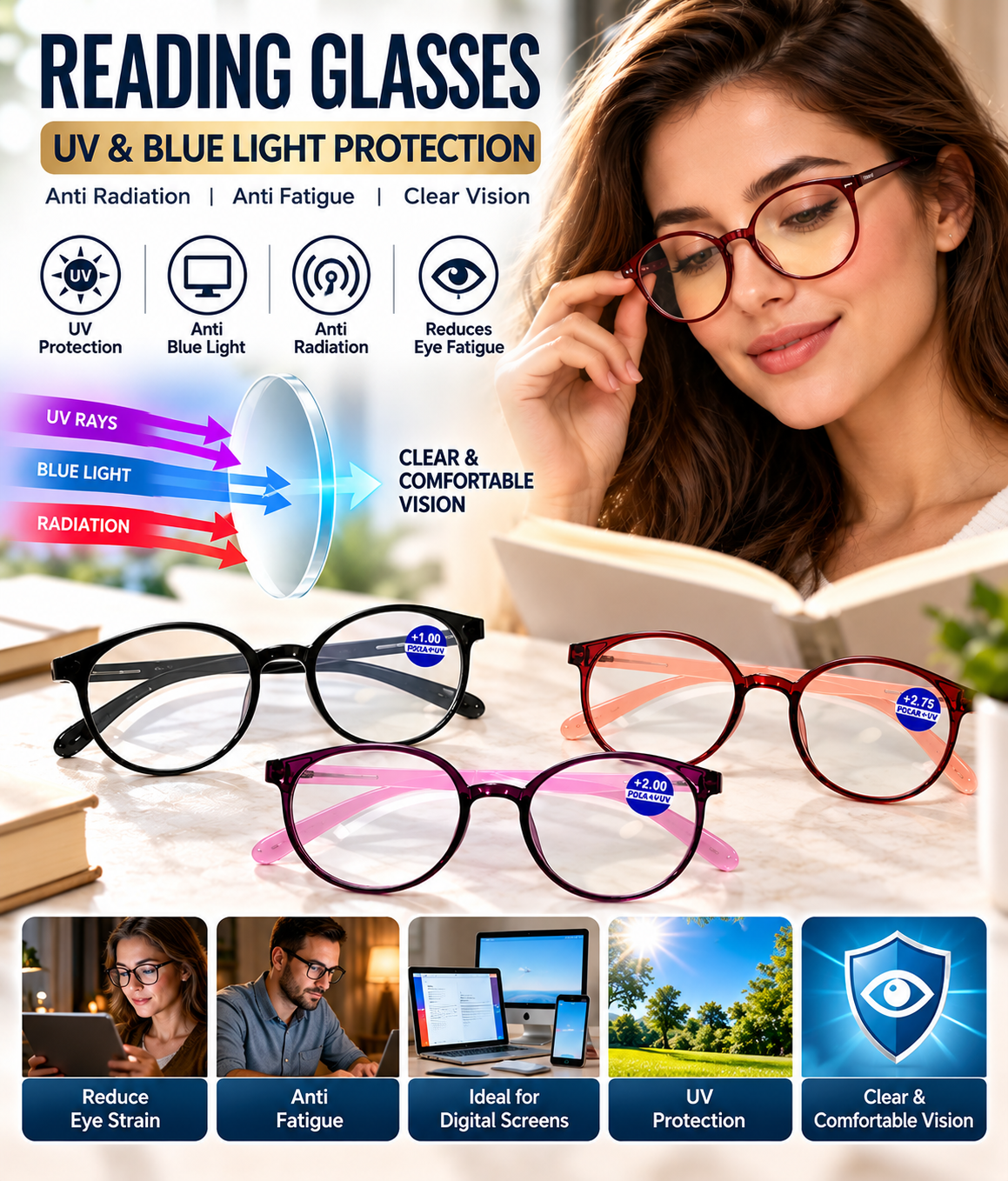 Classic Reading Glasses (G9)