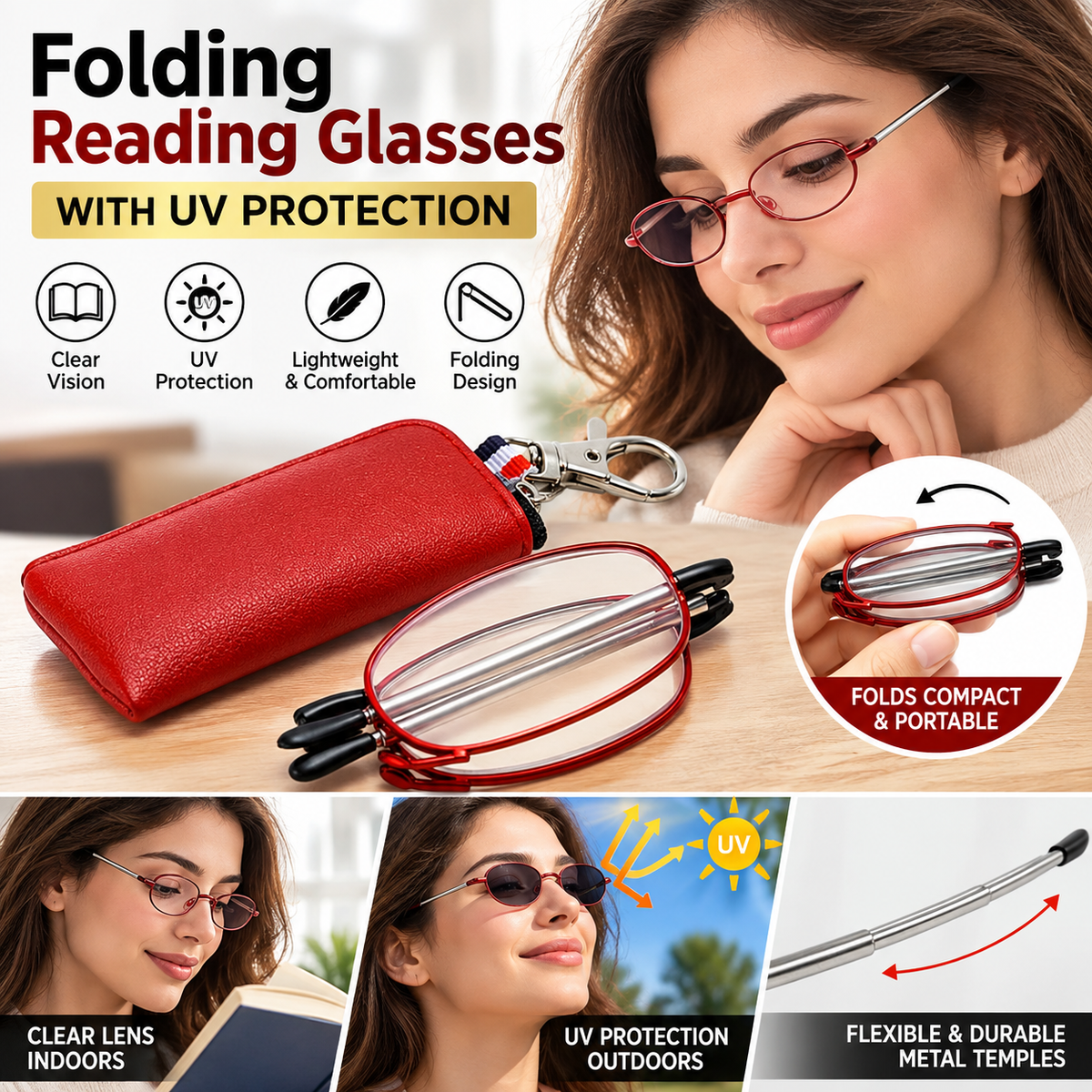 Foldable Reading Glasses (Folding)