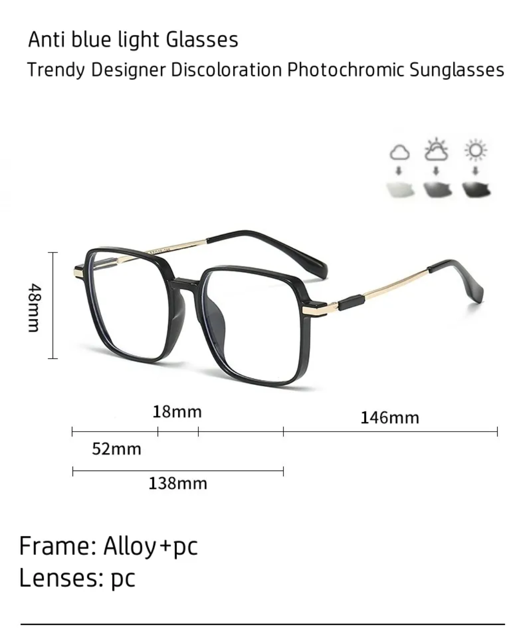 Photochromic Glasses, One Pair. Two Modes. Unlimited Comfort.
