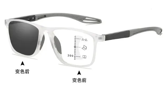 Multi Focus Progressive Photochromic Reading Glasses