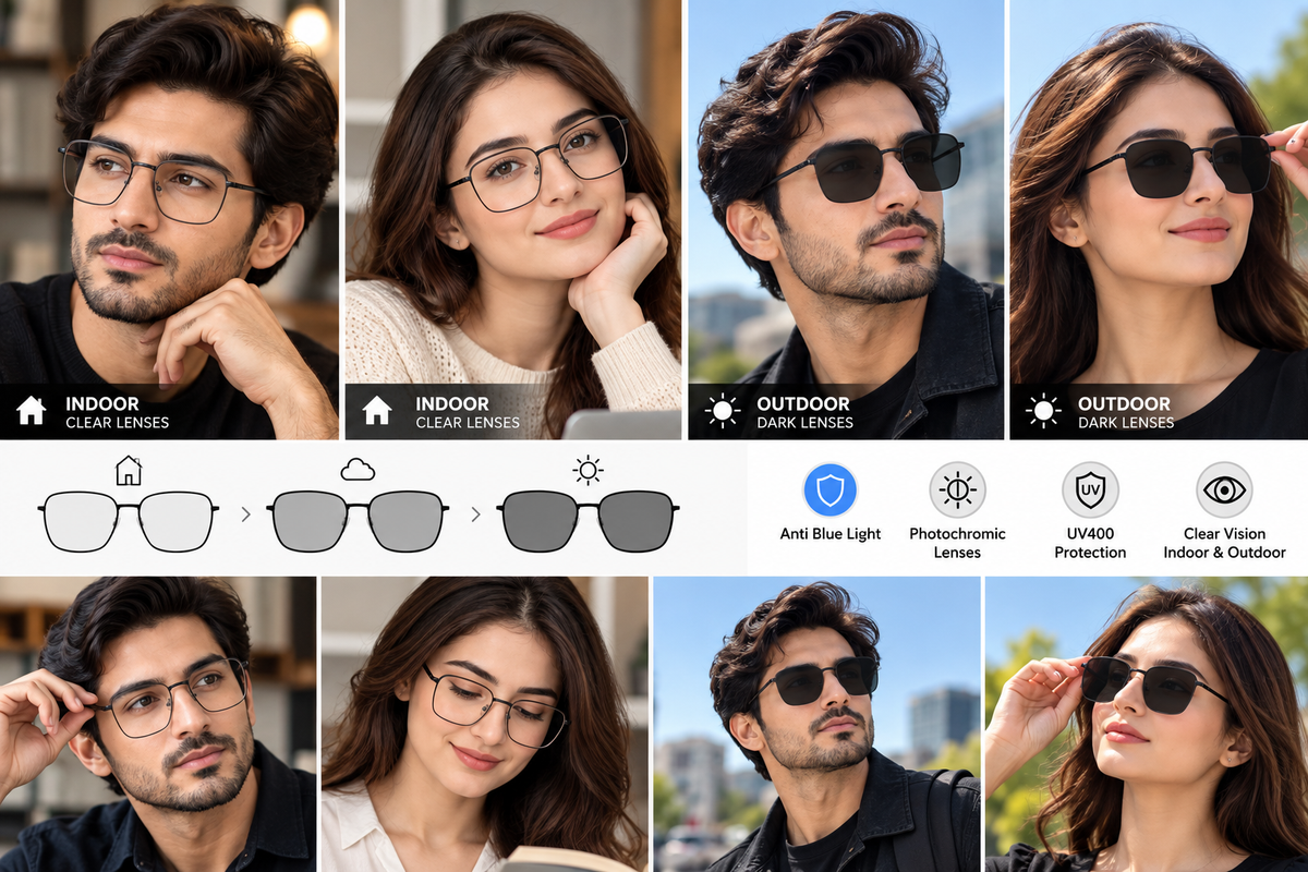 Photochromic + Anti Blue Light Glasses (CG2)
